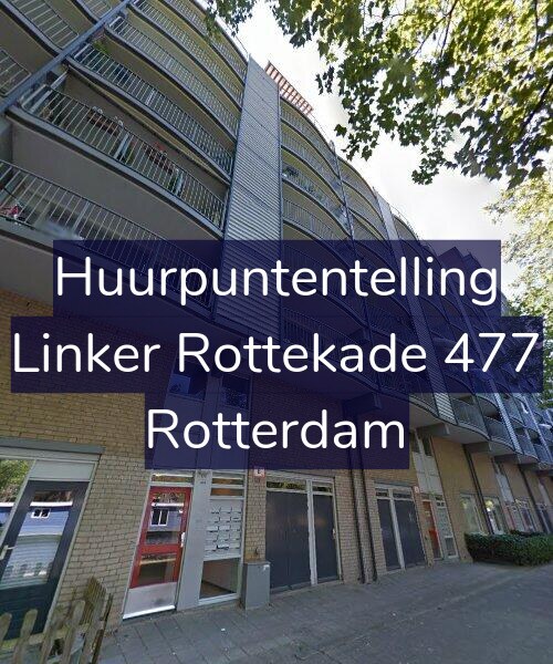 Foto gevel Huurpuntentelling voor Linker Rottekade 477, Rotterdam