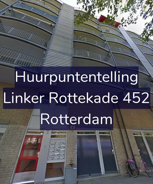 Foto gevel Huurpuntentelling voor Linker Rottekade 452, Rotterdam