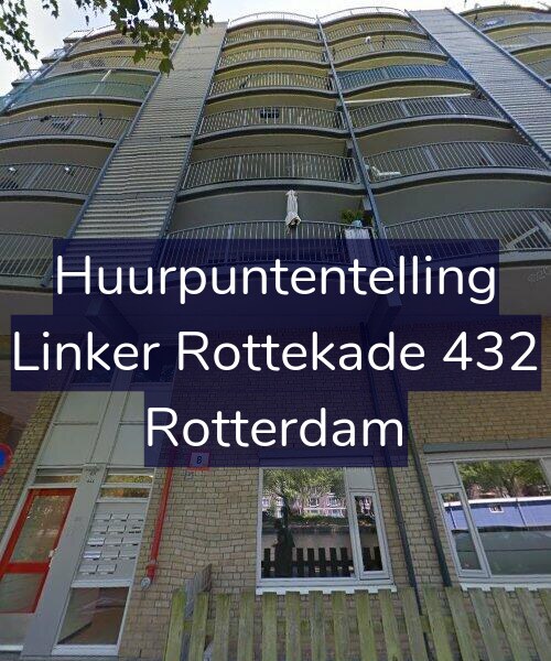 Foto gevel Huurpuntentelling voor Linker Rottekade 432, Rotterdam
