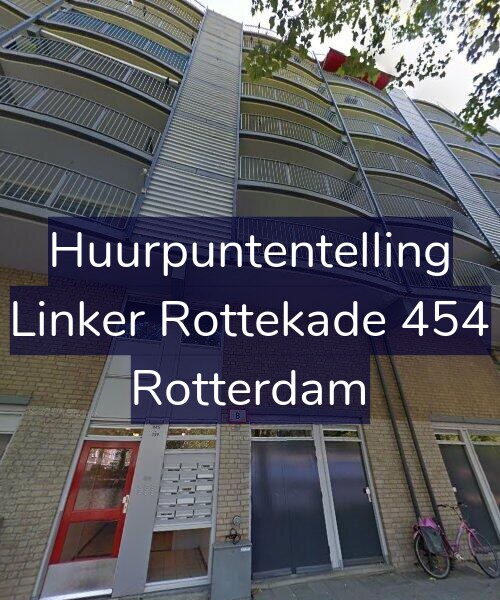 Foto gevel Huurpuntentelling voor Linker Rottekade 454, Rotterdam