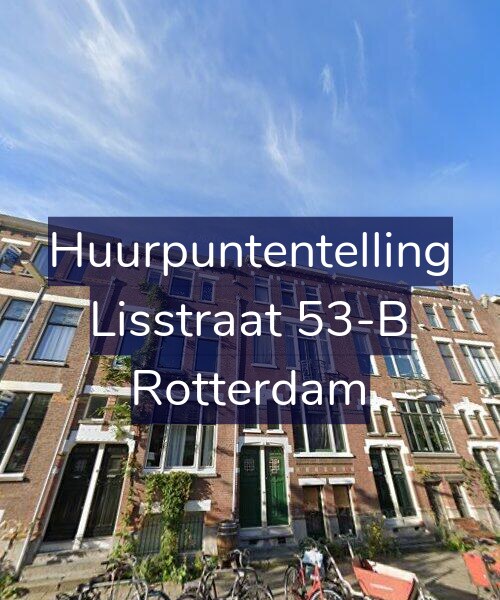 Foto gevel Huurpuntentelling voor Lisstraat 53-B, Rotterdam