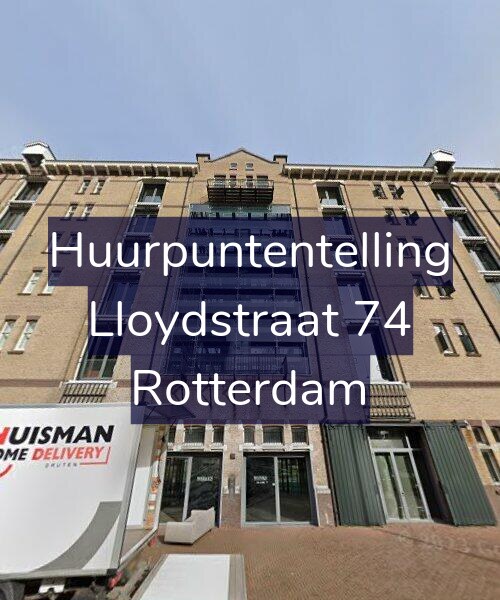 Foto gevel Huurpuntentelling voor Lloydstraat 74, Rotterdam