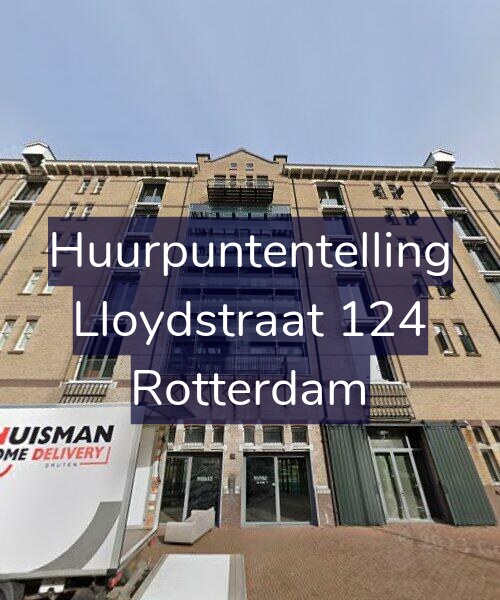 Foto gevel Huurpuntentelling voor Lloydstraat 124, Rotterdam