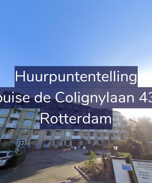 Foto gevel Huurpuntentelling voor Louise de Colignylaan 436, Rotterdam