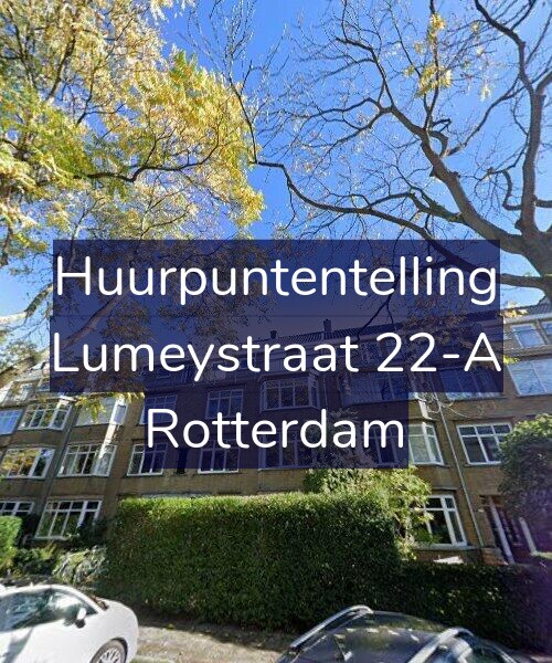 Foto gevel Huurpuntentelling voor Lumeystraat 22-A, Rotterdam