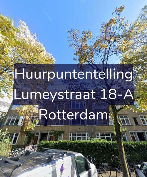Foto gevel Huurpuntentelling voor Lumeystraat 18-A, Rotterdam