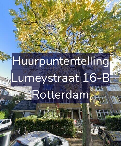 Foto gevel Huurpuntentelling voor Lumeystraat 16-B, Rotterdam