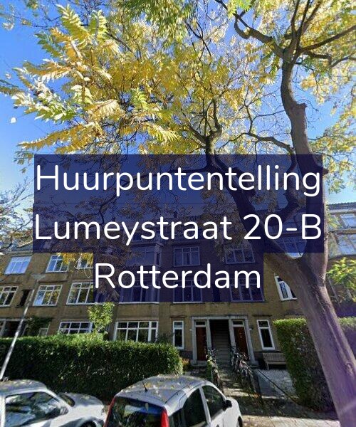 Foto gevel Huurpuntentelling voor Lumeystraat 20-B, Rotterdam