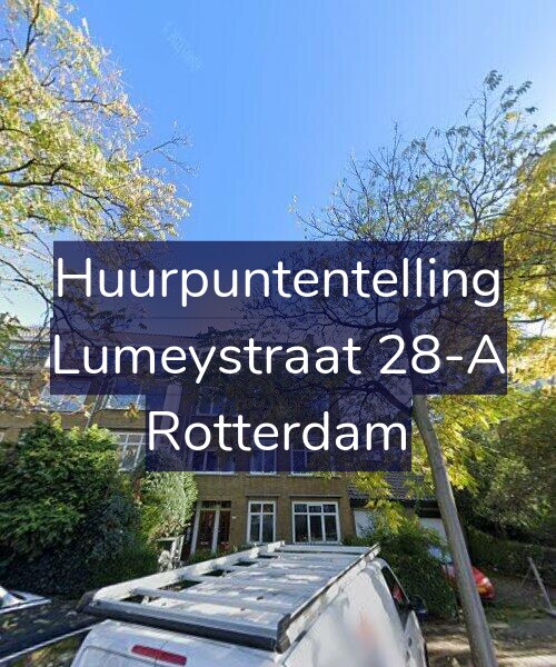 Foto gevel Huurpuntentelling voor Lumeystraat 28-A, Rotterdam