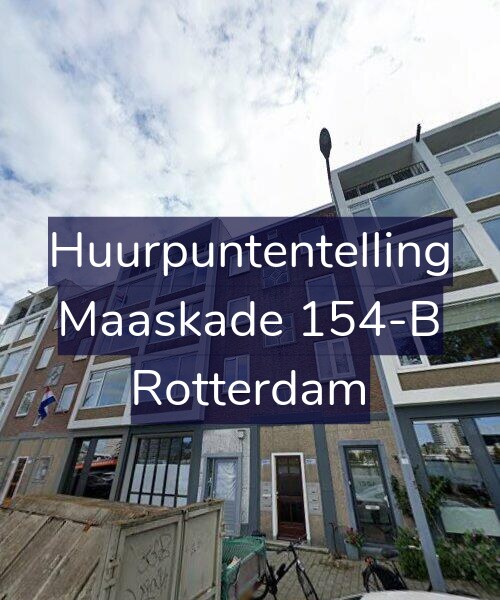 Foto gevel Huurpuntentelling voor Maaskade 154-B, Rotterdam