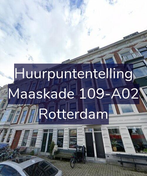 Foto gevel Huurpuntentelling voor Maaskade 109-A02, Rotterdam
