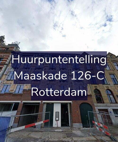 Foto gevel Huurpuntentelling voor Maaskade 126-C, Rotterdam
