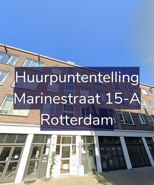 Foto gevel Huurpuntentelling voor Marinestraat 15-A, Rotterdam