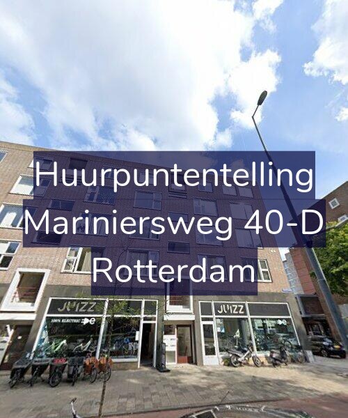 Foto gevel Huurpuntentelling voor Mariniersweg 40-D, Rotterdam