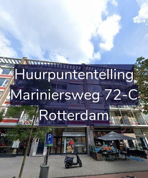 Foto gevel Huurpuntentelling voor Mariniersweg 72-C, Rotterdam