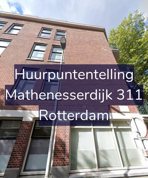 Foto gevel Huurpuntentelling voor Mathenesserdijk 311, Rotterdam