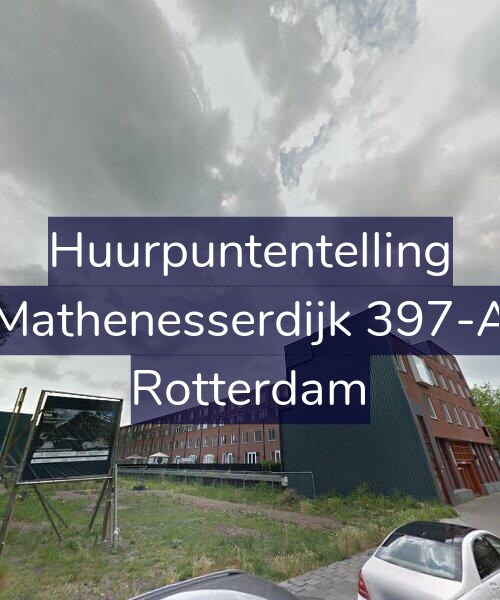 Foto gevel Huurpuntentelling voor Mathenesserdijk 397-A, Rotterdam