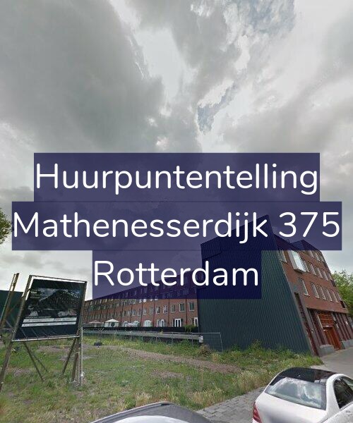 Foto gevel Huurpuntentelling voor Mathenesserdijk 375, Rotterdam