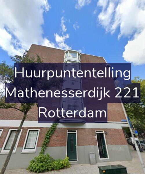 Foto gevel Huurpuntentelling voor Mathenesserdijk 221, Rotterdam