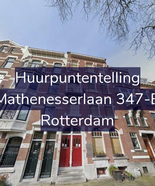 Foto gevel Huurpuntentelling voor Mathenesserlaan 347-B, Rotterdam