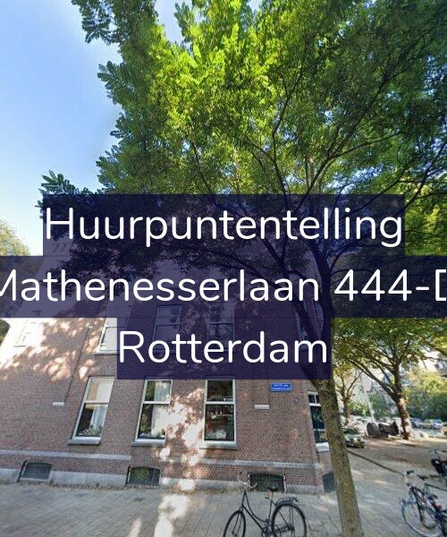Foto gevel Huurpuntentelling voor Mathenesserlaan 444-D, Rotterdam