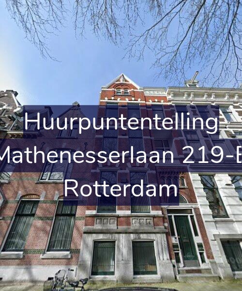 Foto gevel Huurpuntentelling voor Mathenesserlaan 219-B, Rotterdam