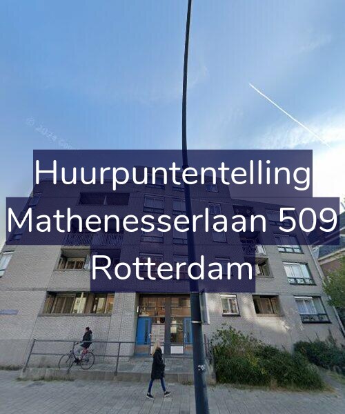 Foto gevel Huurpuntentelling voor Mathenesserlaan 509, Rotterdam