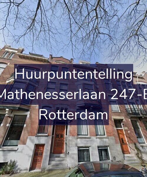 Foto gevel Huurpuntentelling voor Mathenesserlaan 247-B, Rotterdam
