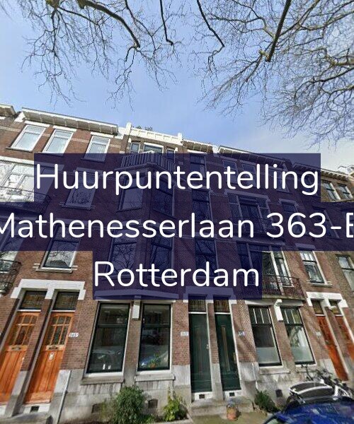 Foto gevel Huurpuntentelling voor Mathenesserlaan 363-B, Rotterdam