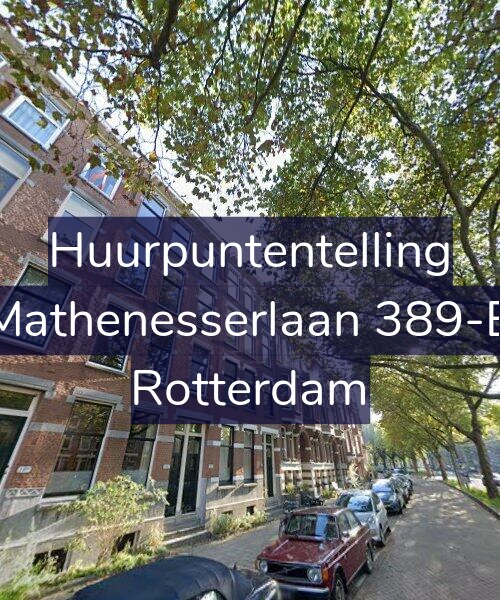 Foto gevel Huurpuntentelling voor Mathenesserlaan 389-B, Rotterdam