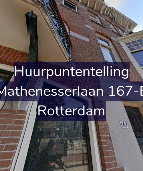 Foto gevel Huurpuntentelling voor Mathenesserlaan 167-E, Rotterdam