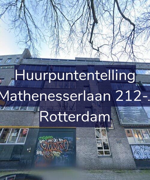 Foto gevel Huurpuntentelling voor Mathenesserlaan 212-J, Rotterdam