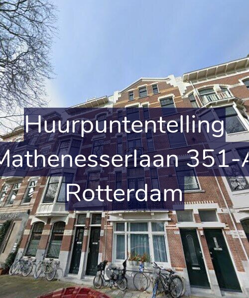 Foto gevel Huurpuntentelling voor Mathenesserlaan 351-A, Rotterdam