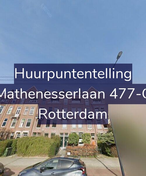 Foto gevel Huurpuntentelling voor Mathenesserlaan 477-C, Rotterdam
