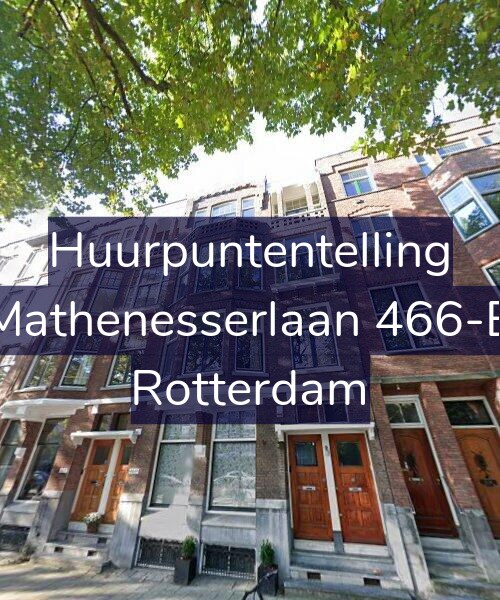 Foto gevel Huurpuntentelling voor Mathenesserlaan 466-B, Rotterdam