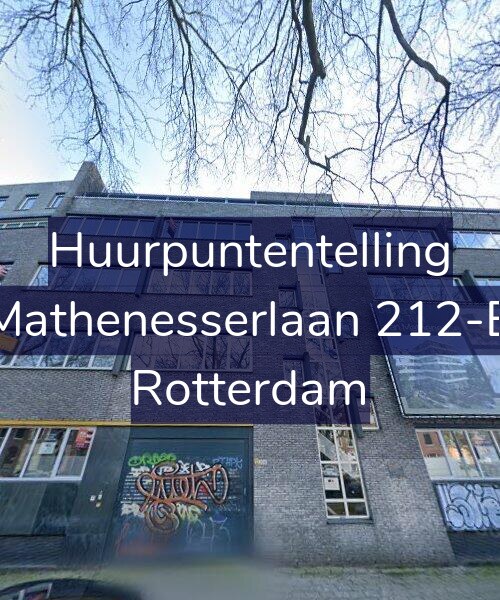 Foto gevel Huurpuntentelling voor Mathenesserlaan 212-B, Rotterdam