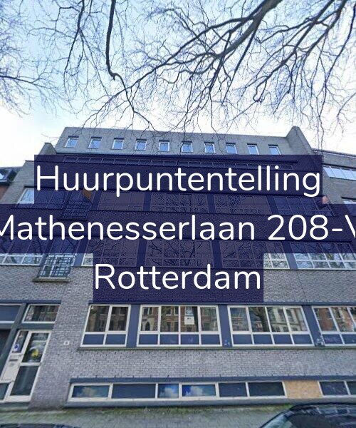 Foto gevel Huurpuntentelling voor Mathenesserlaan 208-V, Rotterdam