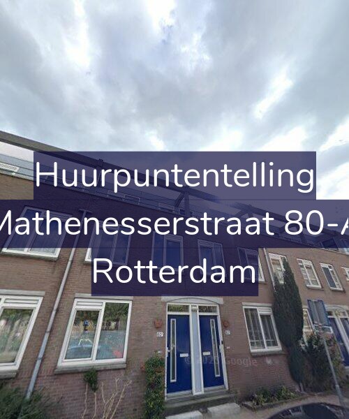Foto gevel Huurpuntentelling voor Mathenesserstraat 80-A, Rotterdam