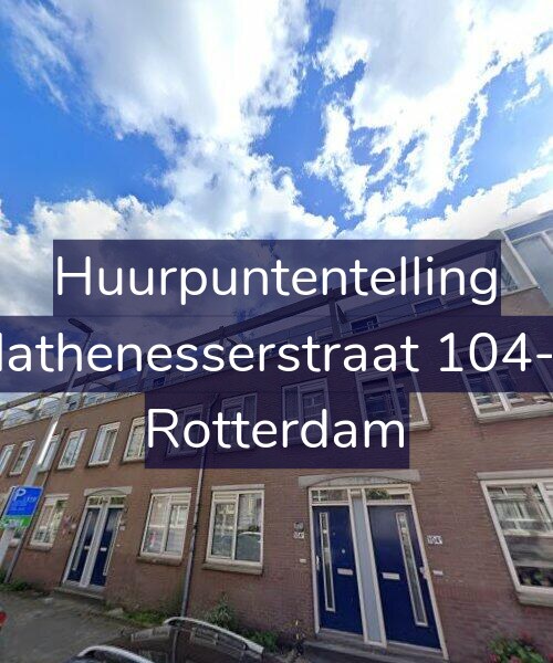 Foto gevel Huurpuntentelling voor Mathenesserstraat 104-B, Rotterdam
