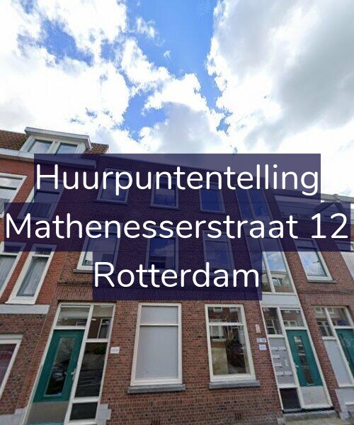 Foto gevel Huurpuntentelling voor Mathenesserstraat 12, Rotterdam
