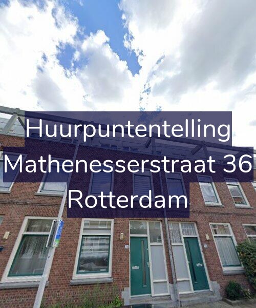 Foto gevel Huurpuntentelling voor Mathenesserstraat 36, Rotterdam