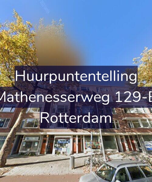 Foto gevel Huurpuntentelling voor Mathenesserweg 129-B, Rotterdam