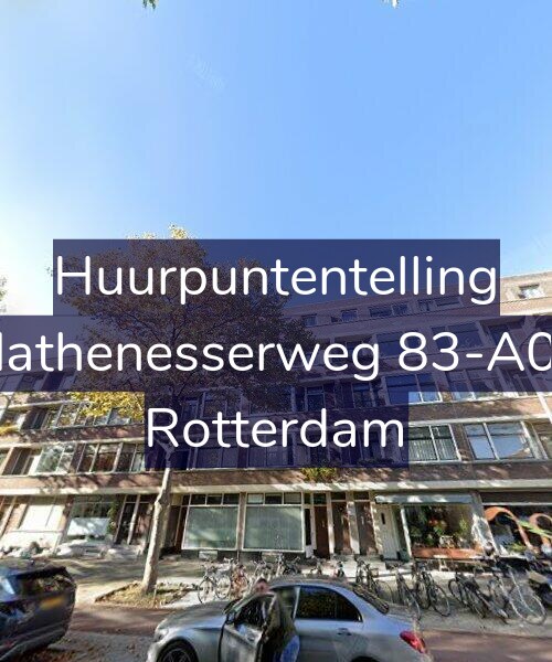 Foto gevel Huurpuntentelling voor Mathenesserweg 83-A03, Rotterdam