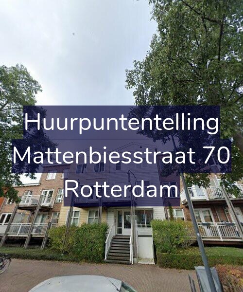 Foto gevel Huurpuntentelling voor Mattenbiesstraat 70, Rotterdam