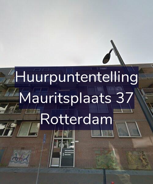 Foto gevel Huurpuntentelling voor Mauritsplaats 37, Rotterdam