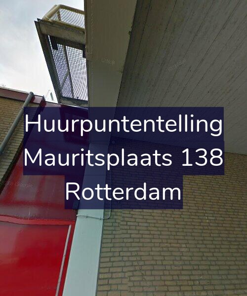 Foto gevel Huurpuntentelling voor Mauritsplaats 138, Rotterdam