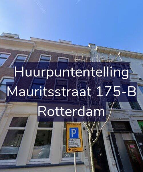 Foto gevel Huurpuntentelling voor Mauritsstraat 175-B, Rotterdam