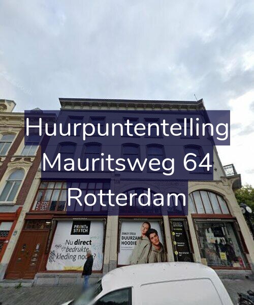 Foto gevel Huurpuntentelling voor Mauritsweg 64, Rotterdam