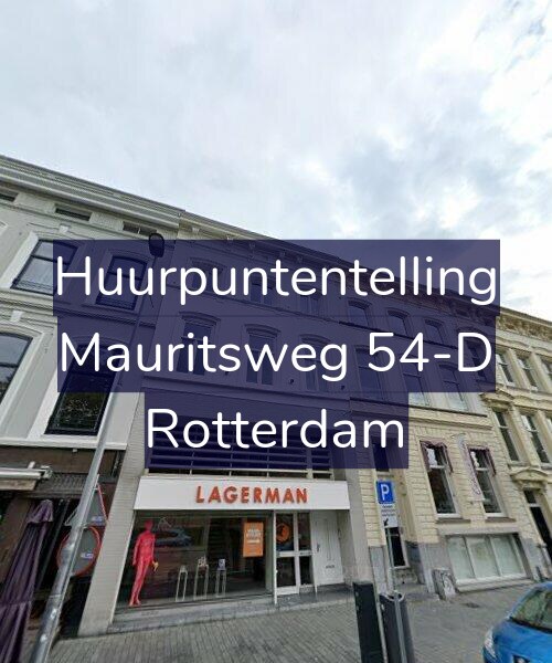 Foto gevel Huurpuntentelling voor Mauritsweg 54-D, Rotterdam