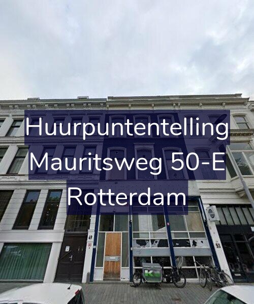 Foto gevel Huurpuntentelling voor Mauritsweg 50-E, Rotterdam